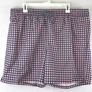 NWT GoodFellow Co. Checkered Pink Men’s Swim Trunk size XL
